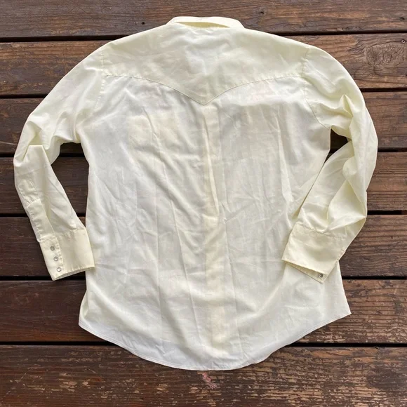 The hustler collection pearl snap vintage button down shirt embroidered - Picture 6 of 8